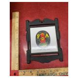 Vintage fire mark and 2 vintage race toy cars