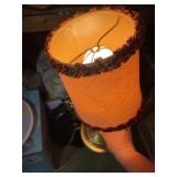 Working vintage small table lamp 14 inches tall