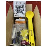 Various lot full with liquor advertising items