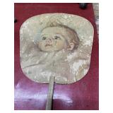 Vintage advertising fan