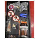 Various liquor advertising items