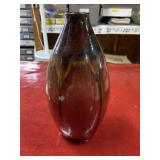 Vintage brown ceramic vase
