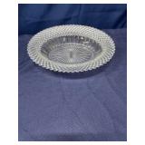 English Hobnail glass 8x10 oval serving bowl