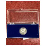 Civil service length of service pin in case 20y