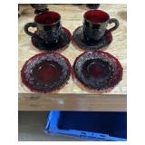AVON Cape Cod Collection ruby red diamond