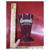 Harlequin orange liqueur maroon cup/mug