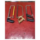 3 vintage saws untested