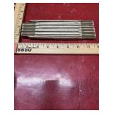 Blue Grass vintage folding wooden ruler