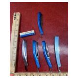 5 vintage hair shapers with blades