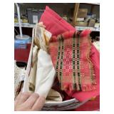 10x13x12 box vintage linens