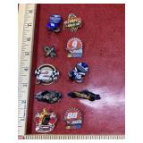 10 miscellaneous nascar pins