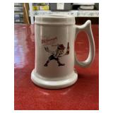 Vintage white old german brand mug