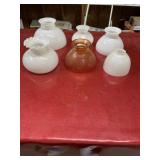 Vintage lamp parts