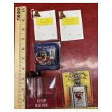 Various liquor advertising items