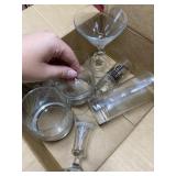 6 miscellaneous liquor advertising glasses