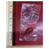 Ezra Brooks bourbon fishing lure with protector