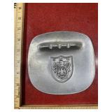 Vintage pewter ashtray trinket dish
