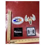 4 fishing/hunting stickers