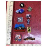 10 miscellaneous nascar pins
