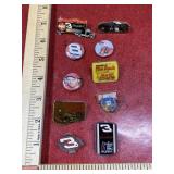 10 miscellaneous nascar pins