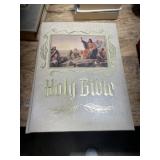 9x12 family Bible with old marriage certificates,