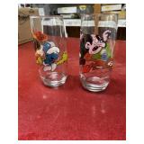 Pair of 6-inch SMURF collector glasses