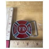 VIntage fire department belt buckle