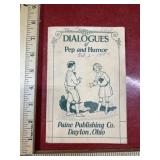 Vintage 1959 dialogues oï¿½ pep and humor book