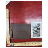 Vintage 1949 school autograph book with cover