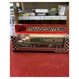 Vintage Matchbox Quaker state toy tractor trailer