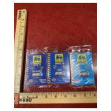 3 vintage packs of Richard Petty trading cards