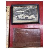 Vintage Jim Hall autographed picture and