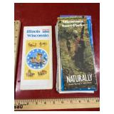 Many vintage miscellaneous road maps
