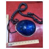 Vintage blue police light untested