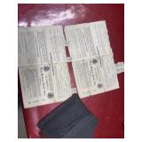 Vintage 1942 WWII us war ration book one with