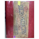 Vintage turlock fruit co wooden melon crate panel