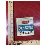 Vintage Rexall bandaid metal container