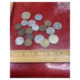 Mixed tokens and foreign coins
