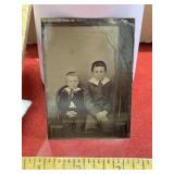 Vintage tin type photo