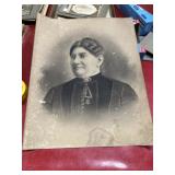Antique 16x20 portrait photo