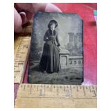 Vintage tin type photo