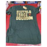 2 With tags Buffalo Trace bourbon T-shirts, XL