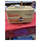 Vintage tackle box with finger print kit