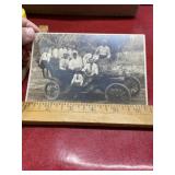 Vintage photo with letter on back