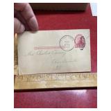 Vintage postcard with writing mailed 1921