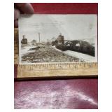 Vintage real photo postcard with writing mailed