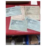 Antique school report cards 1890s to 1900