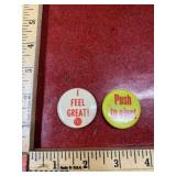 2 vintage pins