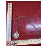 Vintage gold tone pocket watch