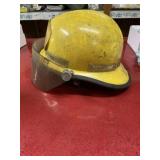 Vintage fire fighter helmet
